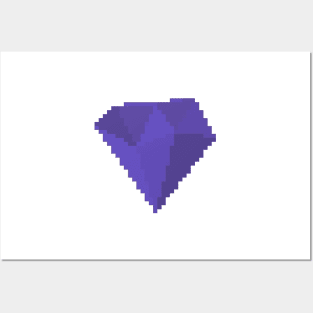 Alexandrite Gem Pixel Art Posters and Art